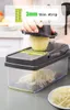 Multifunctional Vegetable Knife Choppers Slicers Fruit Potatoes Carrot Grater Kitchen Accessories Basket Slicer