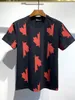 D2 Loose Tee Letter Printed Short Sleeve T-shirt for Men Women, Casual Top in Spring Summer Maple Leaf Pattern Designer