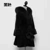 Women's Fur & Faux Winter Jacket Women Sheep Shearling Real Coat Female Collar Wool Coats Long Plus Size 5xl MY4215