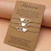 Friend Are Sisters Bracelet/anklet Her Heart-shaped Jewelry Gift