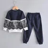 Kleidungssets Mädchen Frühling Outwear Kinder Baby Casual Sport Kleinkind Trainingsanzug 2 Stücke Kleine Mädchen Jogginganzüge Kind Sweatshirt 2-9 Jahre