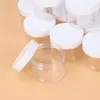 Bouteilles d'emballage 12 pcs vide en plastique transparent slime favorite pots widemouth rechargeables contenants avec couvercles pour artisanat cosmetics lotion8971880