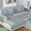 Tjockad sammet tyg plaid soffa täcke slip resistent slipcover sits set europeisk soffa för vardagsrum dekor 211116