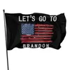 Lets Go Brandon Drapeaux 90*150 cm US FJB Drôle Tendance Bannière 3*5 Pieds Polyester Maison Chambres Bannières Décorations