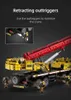 CaDA Bricks C61081 1831Pcs RC Mobile Crane Model City Engineering Truck Building Blocks Toys for Children Gifts X0503