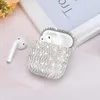 Bling Sparkly Glitter Full Diamond Hard Carrying Case Wireless Earphone Shockproof Protective Anti-drop For Apple AirPods 1 2 3 Pro