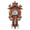 Horloges murales Vintage Home décoratif oiseau horloge suspendue bois coucou salon pendule artisanat art pour maison