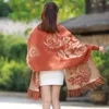 Autumn Winter Cloak Sweater With Sleeves Outside Tassels Shawl Loose Women's Jacket Thickening 210427