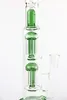 Verre Bong Fumer Narguilé Conduites D'eau 12 pouces 6-arbre Percolateur Diffusé Shisha Filtre Beaker Bubbler W / ICE Catcher Fumée Narguilé Pipe