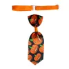 Hundkläder Halloween Hundar Bow Slipsar Justerbar Krage Pumpa Skalle Pet Neckties Grooming Supplies Funny Cat Tillbehör phjk2109