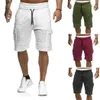 Mens Cargo Shorts Zomer Casual Pocket Fitness Shorts Joggers Mode Mannen Plus Size 3XL-broek Sweatpants Korte Homme Kleding Q190521