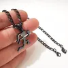 (Girl style ) Fashion Stainless Steel Pendant Jugallo Hatchetman Hatchet Man ICP Charms MINI Small 1'' tall Necklace Silver/ Gold/ black 4mm 24 inch NK Chain