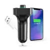 CAR F4 Charger FM Transmitter Dual USB شحن سريع PD Ports Handfree Audio Mp3 Player Lightful Atmosper مع صندوق البيع بالتجزئة