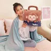 20styles Cartoon Animals Plush Creative Winter Soft Stuffed Plush Pillow Air Conditioning Blanket Inside Sofa Back Cushion 211122