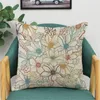 Yastık/Dekoratif Yastık kırsal klasik çiçek dekoratif kılıflar, yatak kanepesi için basılı yastıklar atak arabası koltuk yastık kapağı bırakır