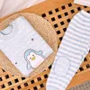 Beer leider meisjes jongens casual pyjama sets mode lente herfst kinderen baby cartoon kleding homewear kinderen casual kleding 210708