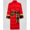 Brand designer sleepwear gowns bathrobes unisex 100% cotton night robe good quality robe luxury robe breathable elegant women clot213a
