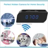 Other Clocks Accessories 1080P Wireless Camera Alarm Clock Motion Detection Nanny Dvr Night Vision For Security Sf