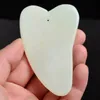 Gua Sha Massagem Ferramenta Natural Pedra Rosto Guasa Board Raspador O Corpo Neck Neck Cura Cura Cuidados de Saúde Beleza Massager Relaxante