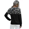 Été imprimé léopard t-shirt femmes col rond à manches longues grande taille mode dames hauts lâche Vintage t-shirt Femme 210608