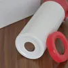 6 colores Espacios en blanco de sublimación Botella de agua recta para niños de 12 oz Tazas de rebote con aislamiento de doble pared de acero inoxidable Impresión por transferencia de calor DIY Vasos para niños Taza para sorber