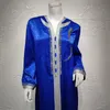 Odzież Etniczna 2021 Ramadan Mubarak Abayas dla kobiet Dubaj Muzułmańska sukienka z kapturem Jalbiya Kaftan Marokańska Turecka Suknia Wieczorowa Islam