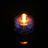 LED Tea Light Festival Decor IP65 Waterproof Floral Round Multi Colors Submersible Lights Battery Operated Candle Lamp för Wedding Party Dh9586