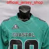 Custom Coastal Carolina Chanticleers Jersey Piłka nożna NCAA College Grayson McCall CJ Marable Jaivon Heiligh Prawdopodobnie Kelly C.J. Gunter Brewer