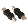 黒卸売ZJT01 USBオスAからBプリンタースキャナーケーブルアダプターコンバーターM / Mエクステンダーエクステンションコネクタ