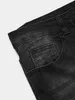 Casual Party Jeans Uomo Skinny Jeans Uomo 2020 Stretch Pantaloni strappati Streetwear Mens Denim Elastico in vita Nero Pantaloni blu S-3XL X0621