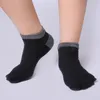 Men's Socks 1 Pair Breathable Unisex Men Women Sports Ideal For Five 5 Finger Toe Shoes Sale Solid Mesh