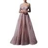 Off-Shoulder Aura Queen Palace Pink Bride Dinner Evening Dresses Annual Meeting Performance Dress