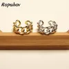 Cluster Rings ROPUHOV 2022 Jewery Trendy Korean Cross-border Accessory Ring Cool Open Fashion Chain Woman