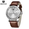 ساعة معصم 2022 Relogio Maschulino Benyar Men's Mechanical Watches Automatic Automatic Steel Watch Watch Lock Men Men