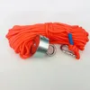 200KG Two sided Design Super Powerful Salvage Magnet Neodymium N52 Strong Searching Fishing Magnets Rope Eyebolt Metal Hold