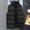 Herrenwesten Männer Jacke Winterweste für Down -Baumwoll -Ärmel und Weste Weste warm Herren MENS ZINER MALER SLIM GILET PHIN22