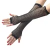 Mesh Handschuhe Lange Fingerlose Frauen Hand Ärmel Manschetten Frauen Mode Fishnet Handschuh für Frau Weibliche Sexy Arm Wärmer