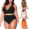 Kvinnors badkläder Factory 2021 Lash Sexig bikini Multi-rep med djup V High midjedräkt för kvinnor