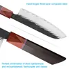 XITUO Couteau Santoku de 8 pouces Sharp Couteau à découper de cuisine domestique de style japonais Couteau à viande pour chef