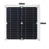 50W 12V Solar Panel Kit Complete 10A 30A 60A 100A Controller- Power Bank Tablet Phone Battery Charger USB Type C QC 24V-