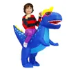 Mascot CostumesChild Dinosaur Costume Cloth Anime Purim Carnival Birthday Party Boys Girls Inflatable Costumes Suit For Kids HalloweenMasco