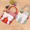 24 * 20cm Sacos de Natal grandes para presentes e presentes Decorações de árvore de natal ornamentos de decoração interior CO537