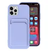 Liquid Silicone With Card Pocket Holder Soft Shockproof TPU Cell Phone Cases for iPhone 13 12 11 Pro Max XR XS X 8 7 6 Plus
