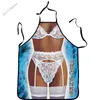 Aprons 3D Funny Apron Chef Kitchen Man Women Dinner Party Cooking Adult Master Culinary Baking Accessories5139637