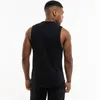 Nieuwe mode fitness tank top mannen bodybuilding stringer tanktop zomer katoen sport singlet gym kleding spier mouwloze shirt 210421