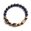 Classic Design Popular Mans Lava Beads Strands CHAKRA Bracelet Power Stone Bracelets Jewelry