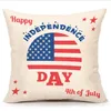 Federa per il Giorno dell'Indipendenza americana Fodere per cuscini per divani Decorazioni per la casa Federa per sedili America Flag Copricuscini 45 * 45 cm ZYY1001