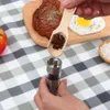 手動ステンレススチール製Thumbプッシュ塩コショウスパイスソースグラインダーミルミュラースティックキッチンツールBBQアクセサリー