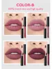 Langmanni 4PCS Liquid Lipstick Makeup Lip Gloss Long Lasting Moisture Waterproof Non-stick Cup Red Sexy 50sets/lot DHL