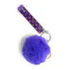 Card Grabber Phone Keychain Straps Charm Household Cute Credit Cards Puller Pompom Mini Rings Acrylic Debit Bank For Long Nail Atm Rabbit Fur Key chain Accessories